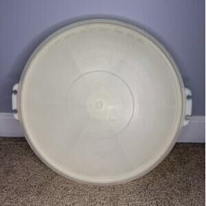 Vintage Tupperware Millionaire Line Party Dish Tray 6 Sections W Original Lid
